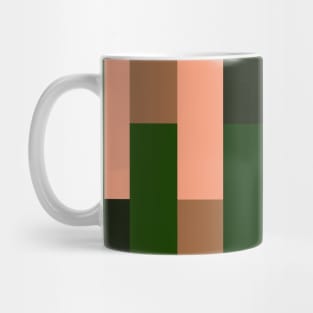 Earth Tones Tile Pattern Mug